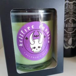 Promo 👍 HELLFIRE CANDLES Gothic Homewares Cauldron's Brew [Green Apple] | CANDLE ⌛ -Halloween Decor Sale hellfire candles cauldrons brew 01 c2770a4d a3ef 4172 b8fb 83024fe6c95f 700x700