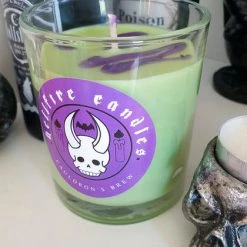 Promo 👍 HELLFIRE CANDLES Gothic Homewares Cauldron's Brew [Green Apple] | CANDLE ⌛ -Halloween Decor Sale hellfire candles cauldrons brew 04 523306be 480a 417f b459 40a5ae5066d8 700x700