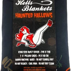 Promo 🔔 HELLS BLANKETS Ghosts Haunted Hallows | KING QUILT SET ⭐ -Halloween Decor Sale hells blankets Haunted Hallows Quilt Set 02 fab2af3a 3956 4828 8e72 df0f9f7b054d 700x700