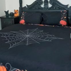 Promo 🔔 HELLS BLANKETS Ghosts Haunted Hallows | KING QUILT SET ⭐