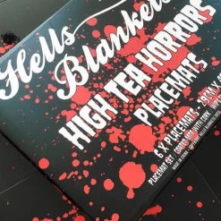 Cheapest 🔥 HELLS BLANKETS Gothic Homewares High Tea Horrors | PLACEMAT SET ✨ -Halloween Decor Sale hells blankets high tea horros 01 7c5d854d 3c17 4d53 8b0b ae9ef66e4838 700x700