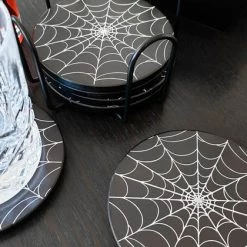 Promo ✨ HELLS BLANKETS Gothic Homewares Web Of Nightmares | COASTER SET 🤩 -Halloween Decor Sale hells blankets web of nightmares coasters 05 91b2d7d1 6206 421e b2ba 41a000197d0a 700x700