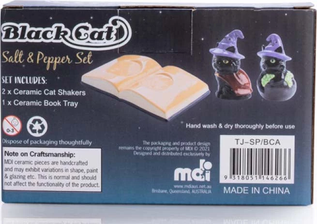 Best Pirce ❤️ HOMEWARES Black Cats | SALT & PEPPER SET ⌛ 6 Best Pirce ❤️ HOMEWARES Black Cats | SALT & PEPPER SET ⌛ - Image 4