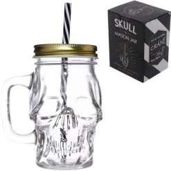 New 😀 HOMEWARES Gothic Homewares Skull Glass | DRINKING JAR 🤩 -Halloween Decor Sale homewares skull glass drinking jar 2 c47647c6 f485 4fc4 9d29 ede709309739 700x700