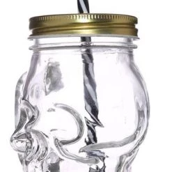 New 😀 HOMEWARES Gothic Homewares Skull Glass | DRINKING JAR 🤩 -Halloween Decor Sale homewares skull glass drinking jar 3 c5464014 1986 464e a4c0 a93b114b4474 700x700