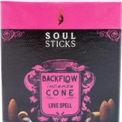 Buy 👏 SOUL STICKS Valentines Love Spell | BACKFLOW INCENSE CONE 😉