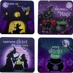 Promo ๐งจ HOMEWARES Bats Wicked | COASTERS SET ๐