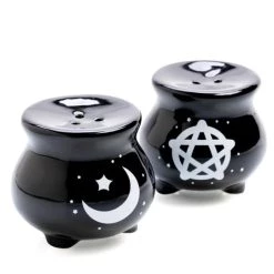 Cheap โ๏ธ HOMEWARES Gothic Homewares Witches' Brew Cauldron | SALT & PEPPER SET ๐ฏ
