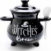 Best Pirce ⭐ HOMEWARES Gothic Homewares Witches' Brew Cauldron | SOUP BOWL & SPOON ⭐ -Halloween Decor Sale homewares witches brew cauldron soup bowl spoon 1 700x700