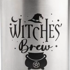 Budget 😉 HOMEWARES Gothic Homewares Witches' Brew Metal | FLASK ✨