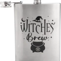 Budget 😉 HOMEWARES Gothic Homewares Witches' Brew Metal | FLASK ✨ -Halloween Decor Sale homewares witches brew metal flask 2 cf41acac 5e3a 498a 8dce 0dc3c75abdb5 700x700