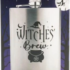 Budget 😉 HOMEWARES Gothic Homewares Witches' Brew Metal | FLASK ✨ -Halloween Decor Sale homewares witches brew metal flask 5 376beef5 703d 4065 8ffe 33cac04b4f0f 700x700