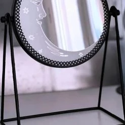 Budget 🌟 KILLSTAR Gothic Homewares Astral Body | ROUND DESK MIRROR" ✨