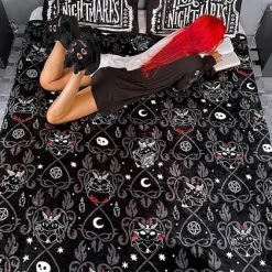 Top 10 ✔️ KILLSTAR Gothic Homewares Devil Details | BLANKET" ❤️