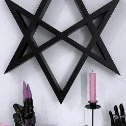 Budget 🛒 KILLSTAR Gothic Homewares Hexagram | SHELF' ⌛