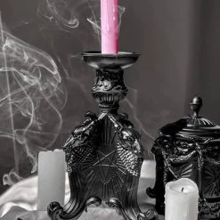New 😉 KILLSTAR Gothic Homewares Lord Of Night | CANDLESTICK" ✨