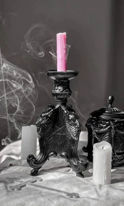 New 😉 KILLSTAR Gothic Homewares Lord Of Night | CANDLESTICK" ✨