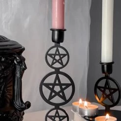 Cheap 🎉 KILLSTAR Gothic Homewares Pentagram [Medium] | CANDLESTICK 🧨
