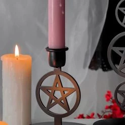 Best Sale 👍 KILLSTAR Gothic Homewares Pentagram [Small] | CANDLESTICK ⭐