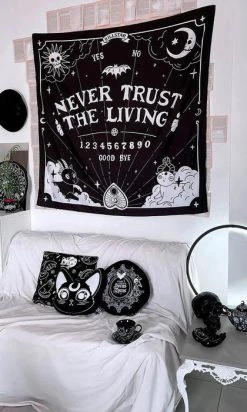 Cheap 🌟 KILLSTAR Gothic Homewares Trust Issues | TAPESTRY 🛒