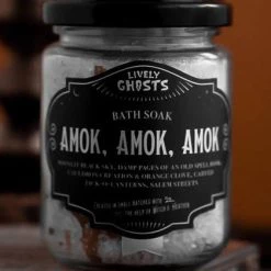 Best deal ⭐ LIVELY GHOSTS Gothic Homewares +Amok, Amok, Amok | BATH SOAK [MISSING LABEL]** 🔔