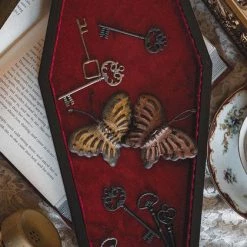 Flash Sale 🧨 LIVELY GHOSTS The Nightmare Before 🥰 Christmas Coffin [Blood Red Velvet] | TRINKET BOX [Beserk Exclusive]* ⌛