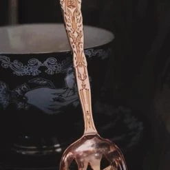 Brand new ⭐ LIVELY GHOSTS Gothic Homewares Haunted Hallows [Rose Gold] | TEA SPOON 👏