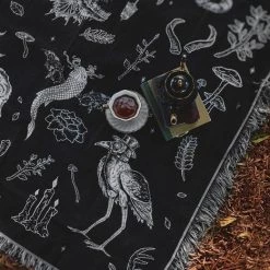 Cheapest 🛒 LIVELY GHOSTS Gothic Homewares The Creatures Woven | TAPESTRY BLANKET 🔥 -Halloween Decor Sale lively ghosts the creatures woven tapestry blanket 3 56af84fb a14c 4c62 a741 d3bd08bb5285 700x700