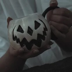 Cheapest 🎁 LIVELY GHOSTS Gothic Homewares Haunted Hallows [White Pumpkin] | MUG [LIMITED] 👏 -Halloween Decor Sale lively ghosts white pumpkin haunted hallows mug 8 fbe347f3 ae2d 4b77 a8cb b7706c87c3dc 700x700