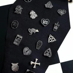 Best Sale 😉 MYSTICUM LUNA Gothic Homewares Coffin | PIN FLAG ⌛