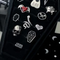 Discount 🔥 MYSTICUM LUNA Gothic Homewares Cosmic Coffin | RING TRAY 🤩