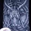 Brand new 🧨 NEMESIS NOW Gothic Homewares Baphomet | THROW BLANKET ✨