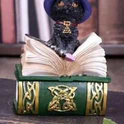 Buy ✨ NEMESIS NOW Gothic Homewares Binx | TRINKET BOX FIGURINE 👏