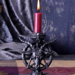 Brand new 👍 NEMESIS NOW Gothic Homewares Light Of Baphomet | CANDLE HOLDER` 🧨