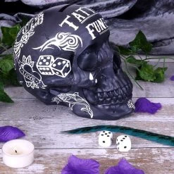 Discount 🔔 NEMESIS NOW Skulls Tattoo Fund [Black] | SKULL ⌛ -Halloween Decor Sale nemesis now tattoo fund black skull 9 2da5667a 23b7 457f 9bec 99719d6b058f 700x700
