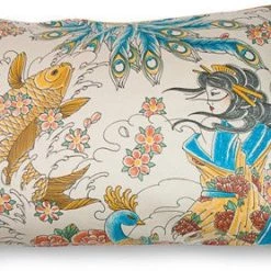 Budget ✔️ SIN IN LINEN All Geisha Garden Tattoo | STANDARD PILLOWCASE SET ⭐ -Halloween Decor Sale pillowcase 1 700x700