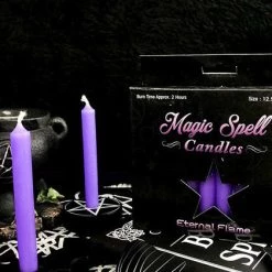 Brand new ❤️ MAGIC SPELL CANDLES Gothic Homewares Eternal Flame [Purple] | SPELL CANDLE ⌛ -Halloween Decor Sale purple 700x700