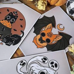 Budget 😍 PVMPKIN ART Cats Cat Coven | PRINT ⌛ -Halloween Decor Sale pvmpkin art cat coven print 5 a61ec9f1 8b04 4532 90af a27b8e46b04b 700x700