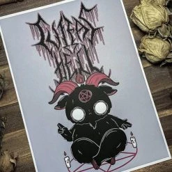 Cheap ❤️ PVMPKIN ART Gothic Homewares Cute As Hell | ART PRINT 🔔 -Halloween Decor Sale pvmpkin art cute as hell art print 2 48975bf3 9203 42b1 bc69 1963aeff304b 700x700