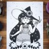 Best reviews of 👍 PVMPKIN ART Gothic Homewares Green Witch | ART PRINT ❤️ -Halloween Decor Sale pvmpkin art green witch art print 1 26571477 4fc9 4204 b315 7df9d54da573 700x700