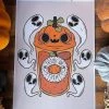 Best Pirce ✨ PVMPKIN ART Ghosts Trick Or Treat Pumpkin Juice | ART PRINT 👏 -Halloween Decor Sale pvmpkin art trick or treat pumpkin juice art print 1 d22d253e b76d 46b6 8d6c 5f49efc99daf 700x700