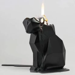 Deals 🛒 PYROPET Cats Kisa [Black] | CANDLE ✔️ -Halloween Decor Sale pyropet kisa black candle 03 700x700