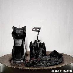 Deals 🛒 PYROPET Cats Kisa [Black] | CANDLE ✔️ -Halloween Decor Sale pyropet kisa black candle 11 700x700