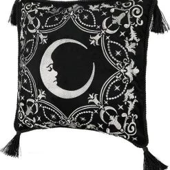 Outlet 😉 RESTYLE Gothic Homewares Crescent | CUSHION COVER ⌛ -Halloween Decor Sale restyle crescent cushion cover 4 fde3ed00 3b89 4900 a0a6 40ddb1dfc0c7 700x700