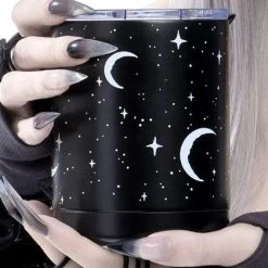 New 🤩 ROGUE AND WOLF Gothic Homewares Moonlight | INSULATED TUMBLER MUG" ✔️ -Halloween Decor Sale rogue and wolf moonlight 280ml insulated tumbler mug 3 afa31f48 783f 45f5 a707 658912103b5b 700x700