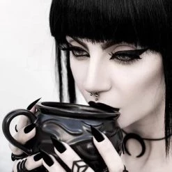 Best deal 😀 ROGUE AND WOLF Gothic Homewares Witch Cauldron | MUG" 😍 -Halloween Decor Sale rogue and wolf witch cauldron mug 1 700x700