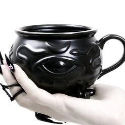 Best deal 😀 ROGUE AND WOLF Gothic Homewares Witch Cauldron | MUG" 😍 -Halloween Decor Sale rogue and wolf witch cauldron mug 2 700x700