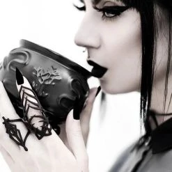 Best deal 😀 ROGUE AND WOLF Gothic Homewares Witch Cauldron | MUG" 😍 -Halloween Decor Sale rogue and wolf witch cauldron mug 4 700x700