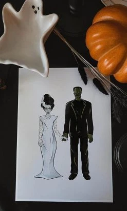 Deals 🎁 SELIN ALA ART Gothic Homewares Frankly In Love A4 | ART PRINT 🔥