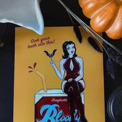 Cheap 😍 SELIN ALA ART All Miss Mary's Bloody Mary In A Box A4 | ART PRINT 🔔